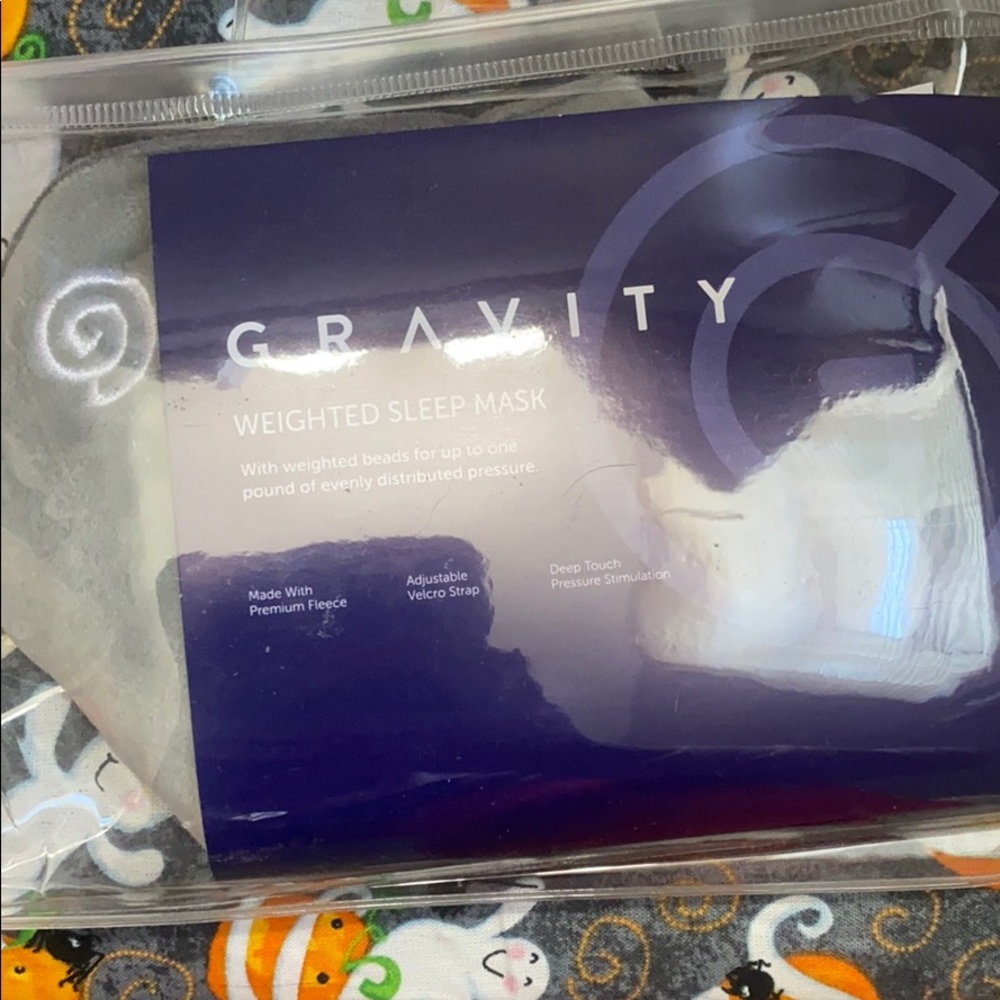 Gravity Weighted Sleep Mask